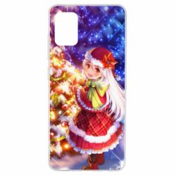 Чохол для Samsung A51 Merry Christmas anime girl - PrintSalon