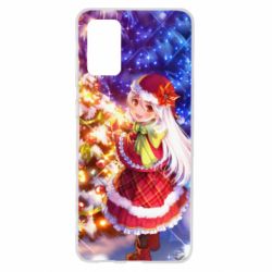 Чохол для Samsung S20+ Merry Christmas anime girl - PrintSalon