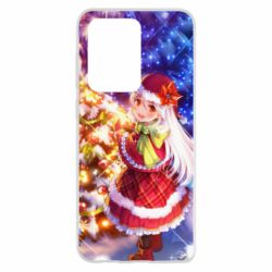 Чохол для Samsung S20 Ultra Merry Christmas anime girl - PrintSalon