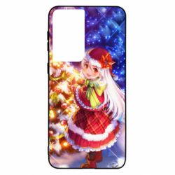 Чохол для Samsung S21 Merry Christmas anime girl - PrintSalon