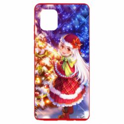 Чохол для Samsung Note 10 Lite Merry Christmas anime girl - PrintSalon