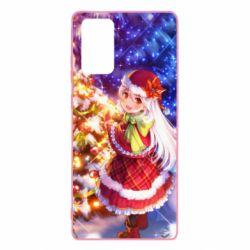Чохол для Samsung Note 20 Merry Christmas anime girl - PrintSalon