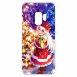 Чохол для Samsung S9 Merry Christmas anime girl - PrintSalon