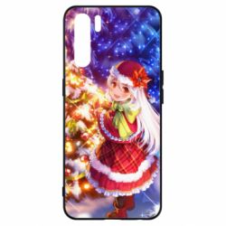 Чохол для Oppo A91 / Reno3Merry Christmas anime girl - PrintSalon