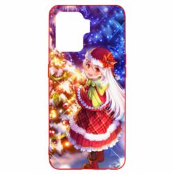 Чохол для Oppo Reno 5 Lite Merry Christmas anime girl - PrintSalon