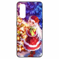 Чохол для Oppo Find X2Merry Christmas anime girl - PrintSalon