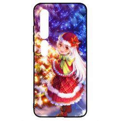 Чохол для Xiaomi Mi10 / 10 Pro Merry Christmas anime girl - PrintSalon