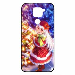 Чохол для Xiaomi Redmi Note 9 / Redmi 10X Merry Christmas anime girl - PrintSalon