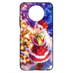 Чохол для Xiaomi Redmi Note 9 5G/Redmi Note 9T Merry Christmas anime girl - PrintSalon