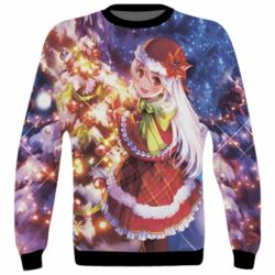 3D світшот Merry Christmas anime girl - PrintSalon