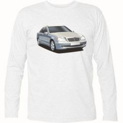 Футболка с длинным рукавом Мерседес - PrintSalon