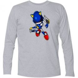 Футболка с длинным рукавом Metal Sonic - PrintSalon