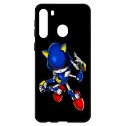 Чехол для Samsung A21 Metal Sonic - PrintSalon