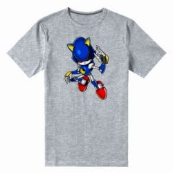 Мужская футболка премиум Metal Sonic - PrintSalon