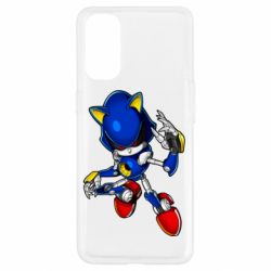 Чехол для Oppo Reno 4 Metal Sonic - PrintSalon