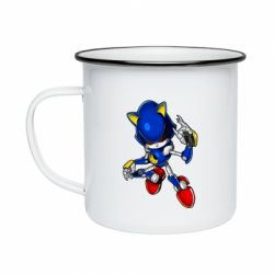 Кружка эмалированная Metal Sonic - PrintSalon