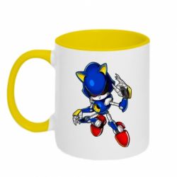 Чашка двухцветная 320ml Metal Sonic - PrintSalon