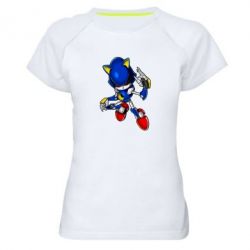 Женская футболка для спорта Metal Sonic - PrintSalon