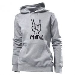 Женское худи Metal - PrintSalon