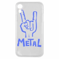 Чехол для iPhone XR Metal - PrintSalon