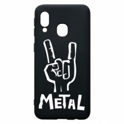 Чехол для Samsung A40 Metal - PrintSalon