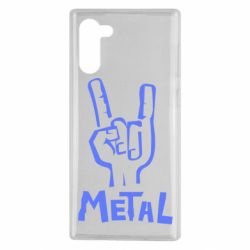 Чехол для Samsung Note 10 Metal - PrintSalon