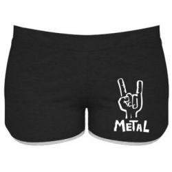 Женские шорты Metal - PrintSalon