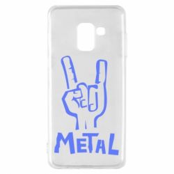 Чехол для Samsung A8 2018 Metal - PrintSalon