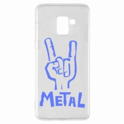 Чехол для Samsung A8+ 2018 Metal - PrintSalon