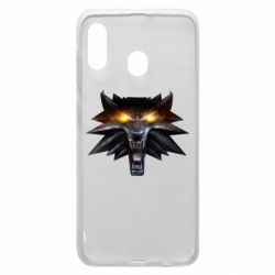 Чехол для Samsung A20 Metallic symbol-PrintSalon Чехол для Samsung A20 Metallic symbol