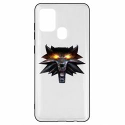 Чехол для Samsung A21s Metallic symbol - PrintSalon