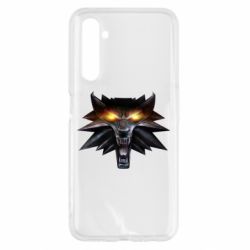 Чехол для Realme 6 Metallic symbol - PrintSalon