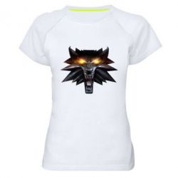 Женская футболка для спорта Metallic symbol - PrintSalon