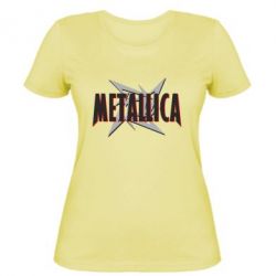 Женская футболка Metallica Logo - PrintSalon
