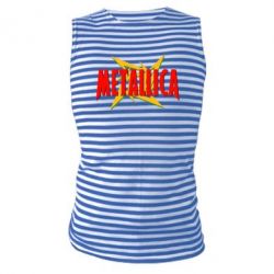 Майка-тельняшка Metallica Logo - PrintSalon