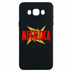 Чехол для Samsung J7 2016 Metallica Logo - PrintSalon