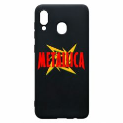 Чехол для Samsung A30 Metallica Logo - PrintSalon
