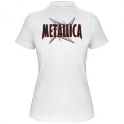 Женское поло Metallica Logo - PrintSalon