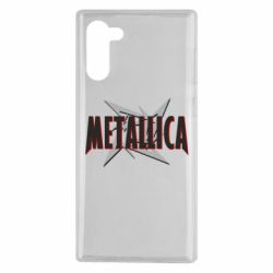 Чехол для Samsung Note 10 Metallica Logo - PrintSalon