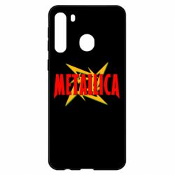 Чехол для Samsung A21 Metallica Logo - PrintSalon