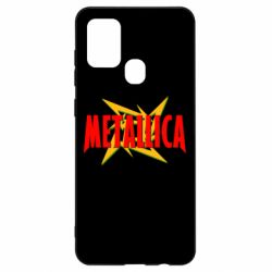 Чехол для Samsung A21s Metallica Logo - PrintSalon
