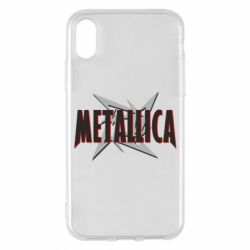 Чехол для iPhone X/Xs Metallica Logo - PrintSalon