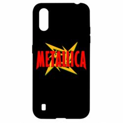 Чехол для Samsung A01/M01 Metallica Logo - PrintSalon