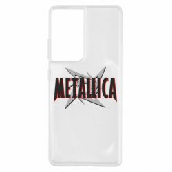 Чехол для Samsung S21 Ultra Metallica Logo - PrintSalon