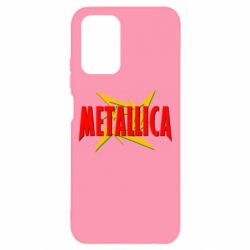 Чехол для Xiaomi Redmi Note 10 Metallica Logo - PrintSalon