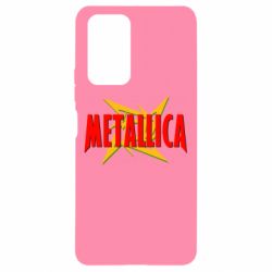Чехол для Xiaomi Redmi Note 10 Pro Metallica Logo - PrintSalon
