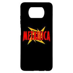 Чехол для Xiaomi Poco X3 Metallica Logo - PrintSalon