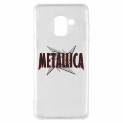 Чехол для Samsung A8 2018 Metallica Logo - PrintSalon