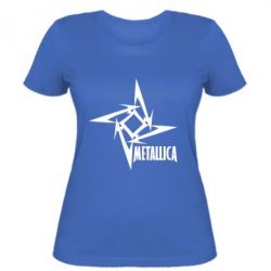 Женская футболка Metallica Logotype - PrintSalon