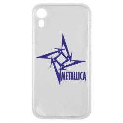 Чехол для iPhone XR Metallica Logotype - PrintSalon